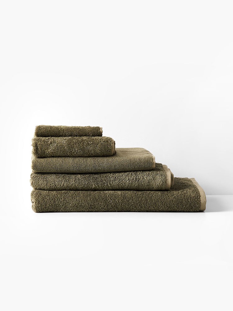 Nara Moss Towel Collection
