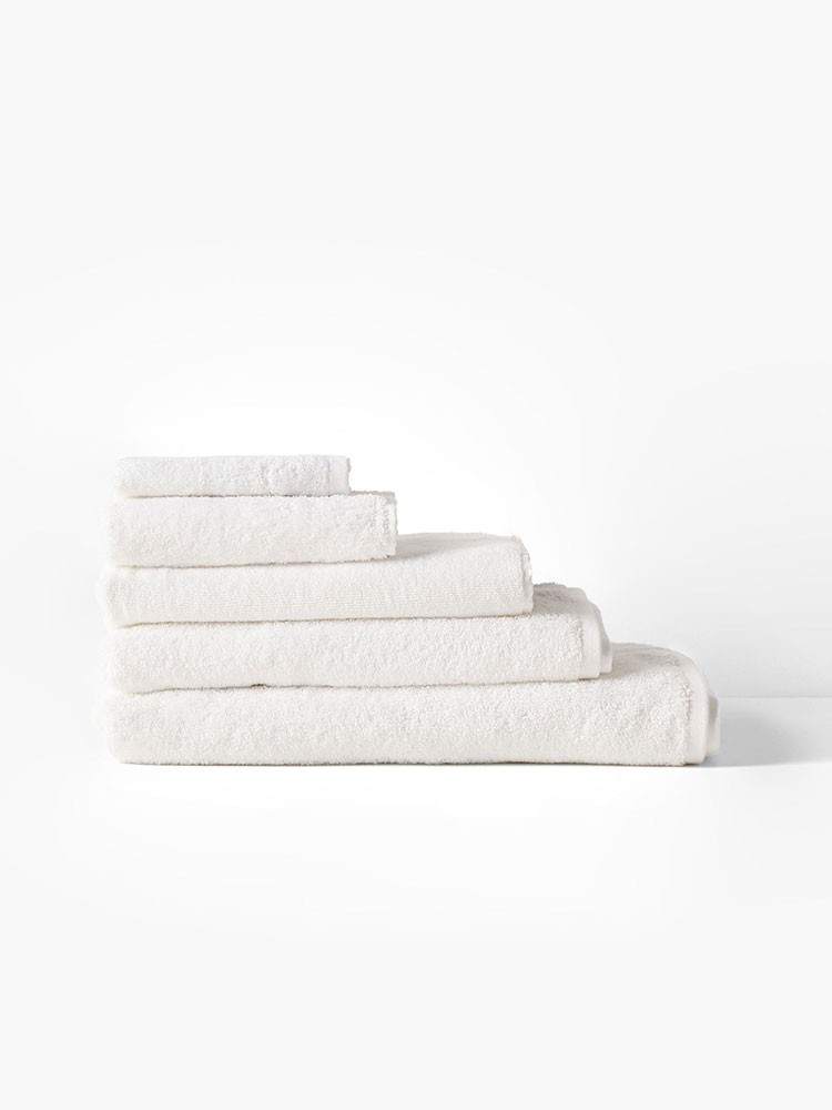 Nara White Towel Collection
